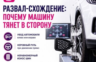 Развал-схождение: почему машину тянет в сторону